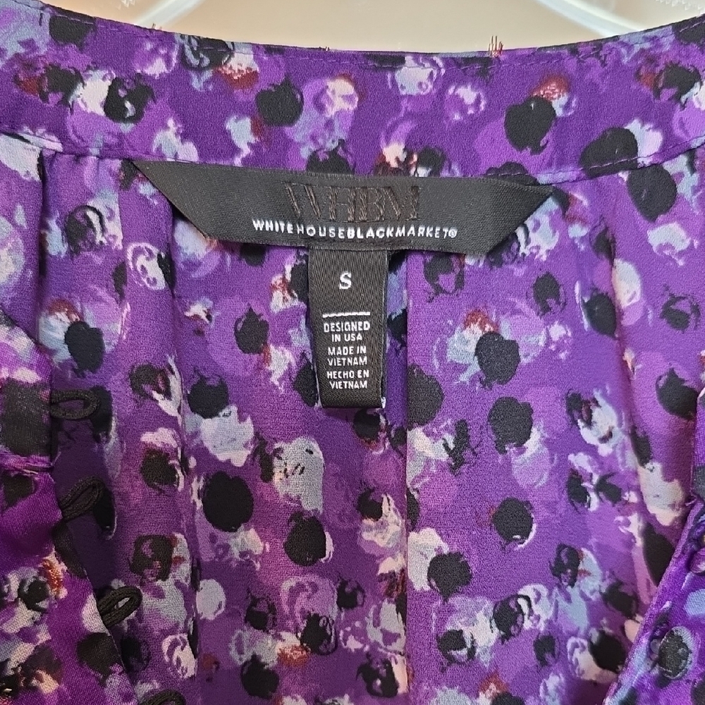 WHBM Purple Blouson Dress - Picture 2 of 3